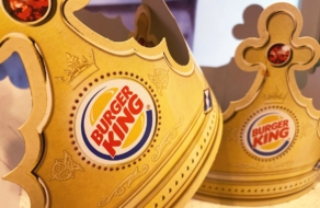 Burger King представил гигантские короны, чтобы обеспечить дистанцию