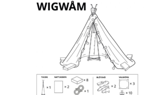 IKEA выпустила руководство, как создать вигвамы и крепости из мебели