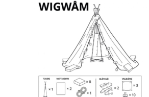 IKEA выпустила руководство, как создать вигвамы и крепости из мебели