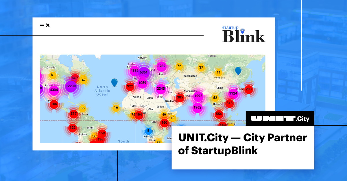 UNIT.City став ексклюзивним партнером StartupBlink