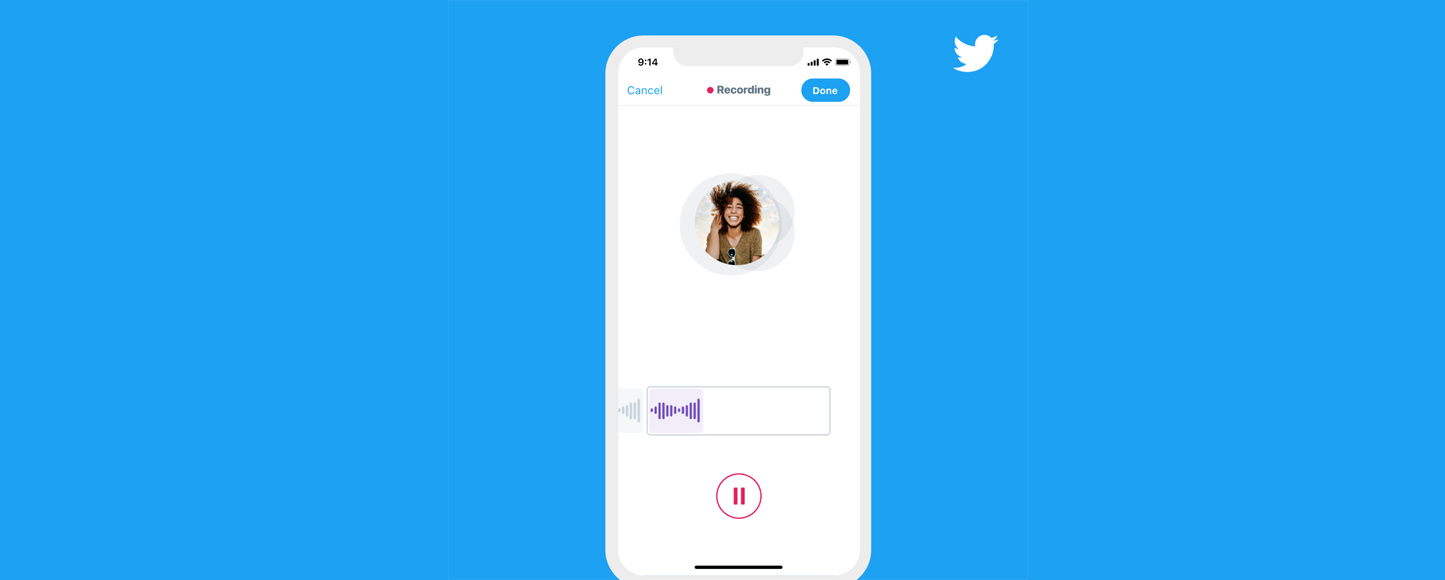 Twitter запустил функцию голосовых сообщений для iOS