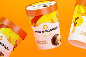 Премиальнее и ярче: редизайн упаковок мороженого «Три Ведмеді»