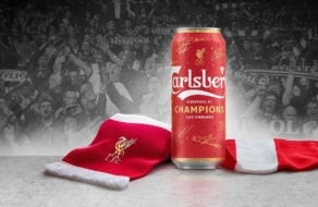Carlsberg сменил цвет бренда в честь победы ФК «Ливерпуль»