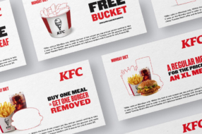 KFC предложил купоны на пустой бакет и листик салата