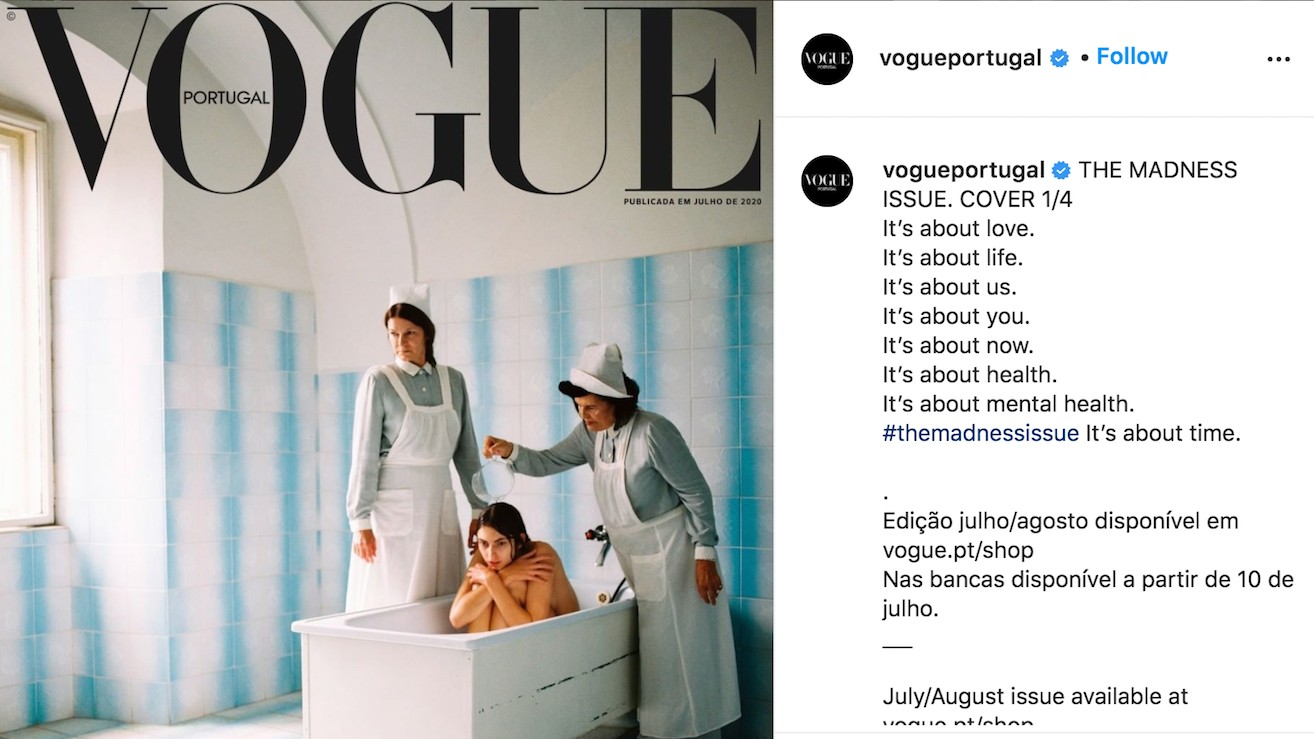 Пользователи раскритиковали обложку португальского Vogue