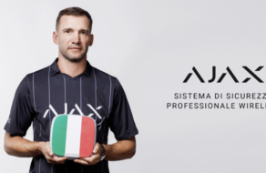 Андрій Шевченко став амбасадором Ajax Systems на італійському ринку