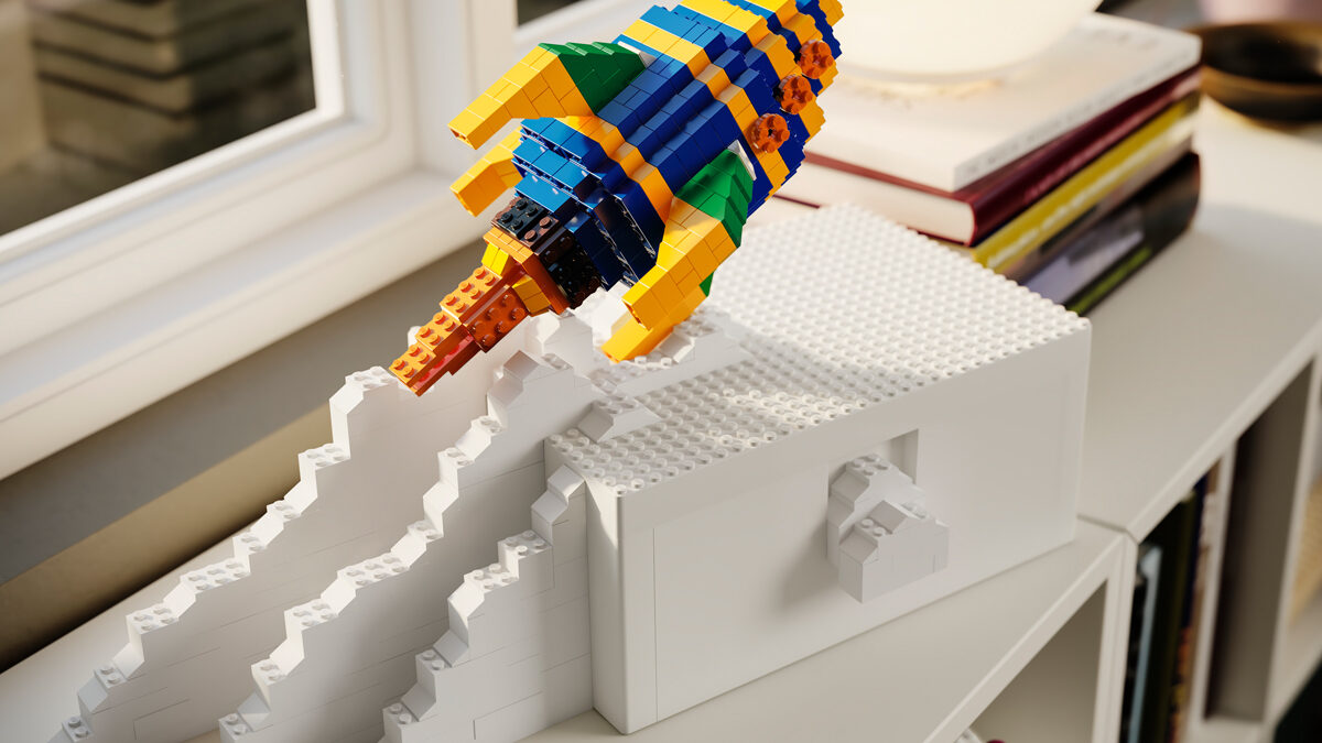 Ikea и Lego создали контейнеры для хранения конструктора