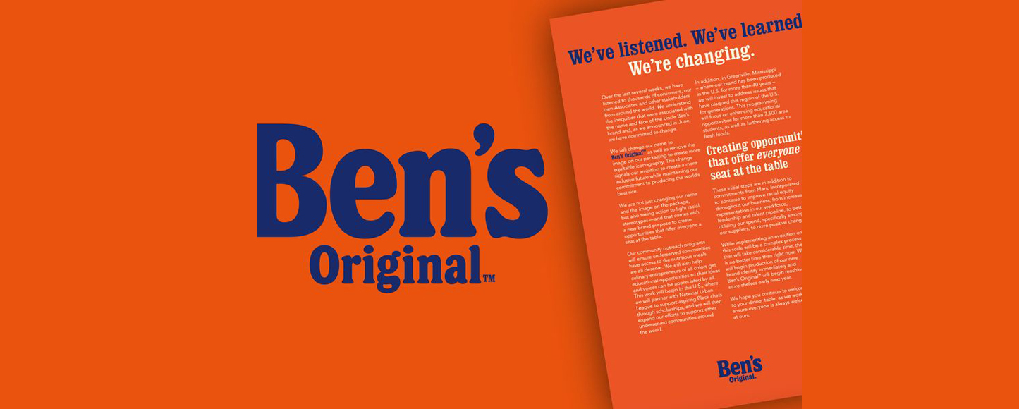 Uncle Ben’s переименовали в Ben’s Original