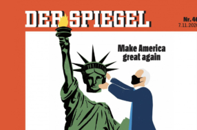 Der Spiegel изменил противоречивую обложку с Трампом в честь победы Байдена