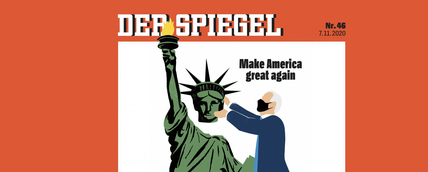 Der Spiegel изменил противоречивую обложку с Трампом в честь победы Байдена