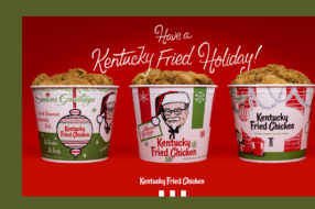 KFC выпустил винтажные праздничные бакеты