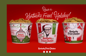 KFC выпустил винтажные праздничные бакеты