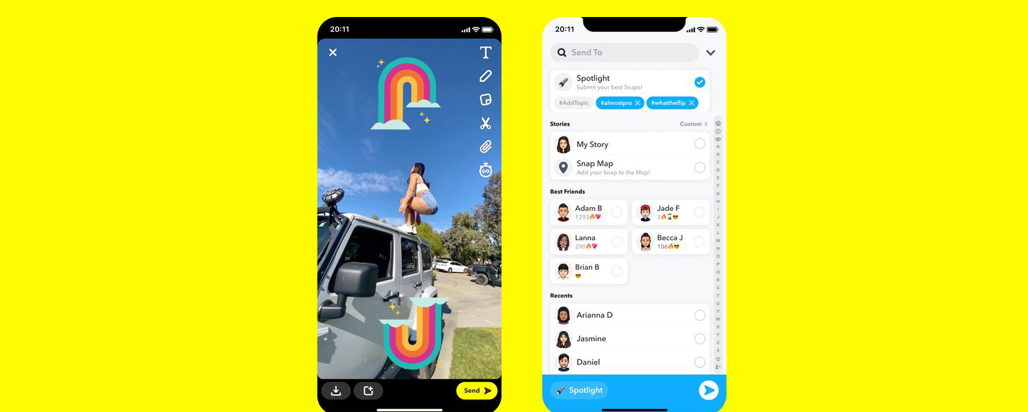 Snap запустил конкурента TikTok и Instagram Reels