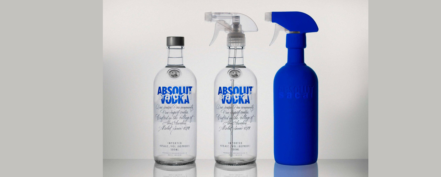 Absolut изменил классическую бутылку  ради призыва к рециклингу