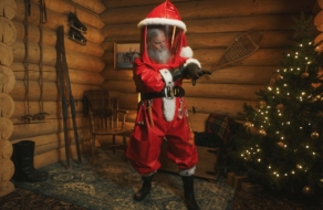 Бренд смузи спасает Рождество с помощью костюма для Санты