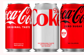 Coca-Cola представила обновленный минималистский дизайн