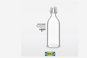 IKEA представила бутылку для воды CRISTIANO вслед за шумихой вокруг Роналду и Сoca-Cola