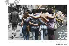 Skittles раскрасил архивные фото ЛГБТК+ для Pride-кампании
