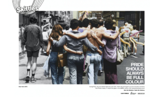 Skittles раскрасил архивные фото ЛГБТК+ для Pride-кампании
