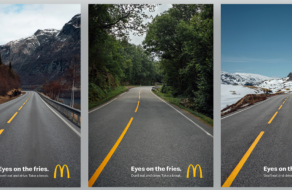 McDonald’s призвал водителей не спускать глаз с фри в социальной кампании