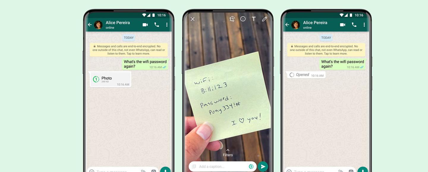 WhatsApp добавил в чаты исчезающие изображения и видео