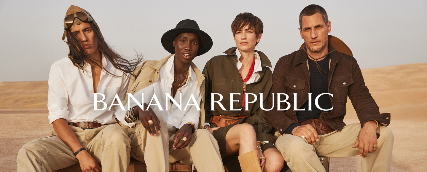 Banana Republic возвращается к своим корням с новым фирменным стилем