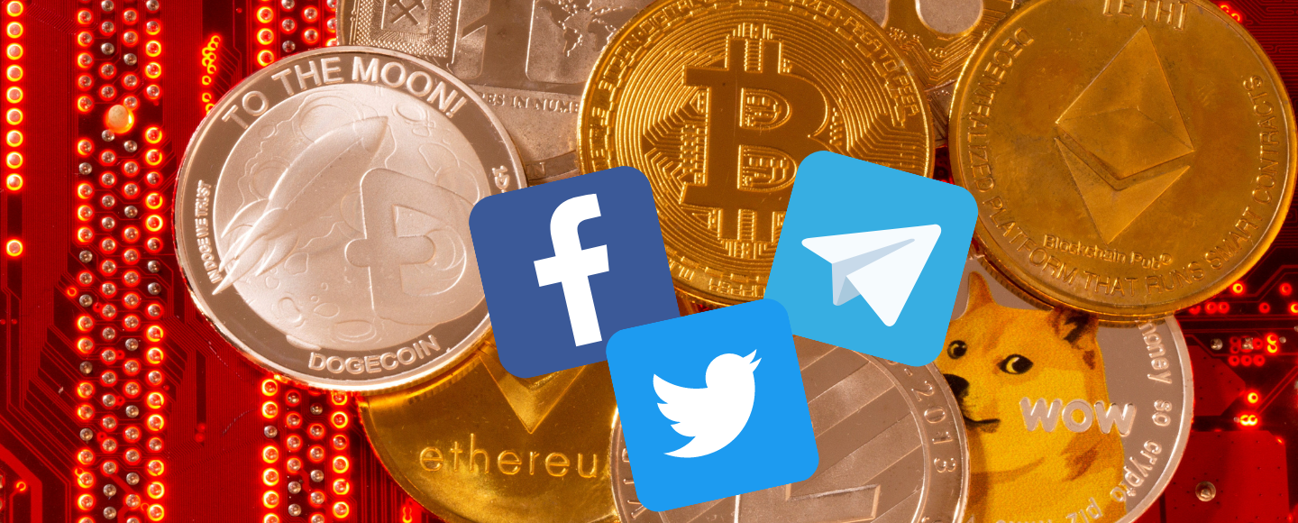 Facebook, Telegram, Twitter і крипта: what’s going on?