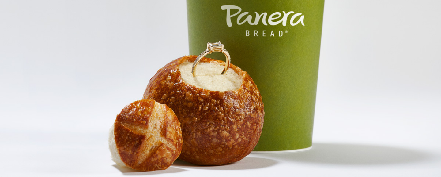 Panera Bread предлагает новый вид багета с бриллиантом на День святого Валентина