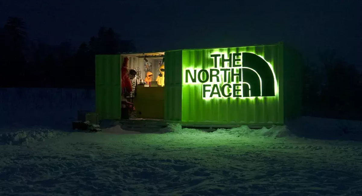 The North Face открыл «самый холодный pop-up магазин»