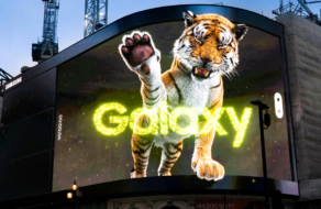 Samsung запустила 3D-тигров по всему миру