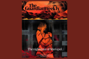 «Кошмар Маріуполя» – обкладинка британського тижневика The Guardian