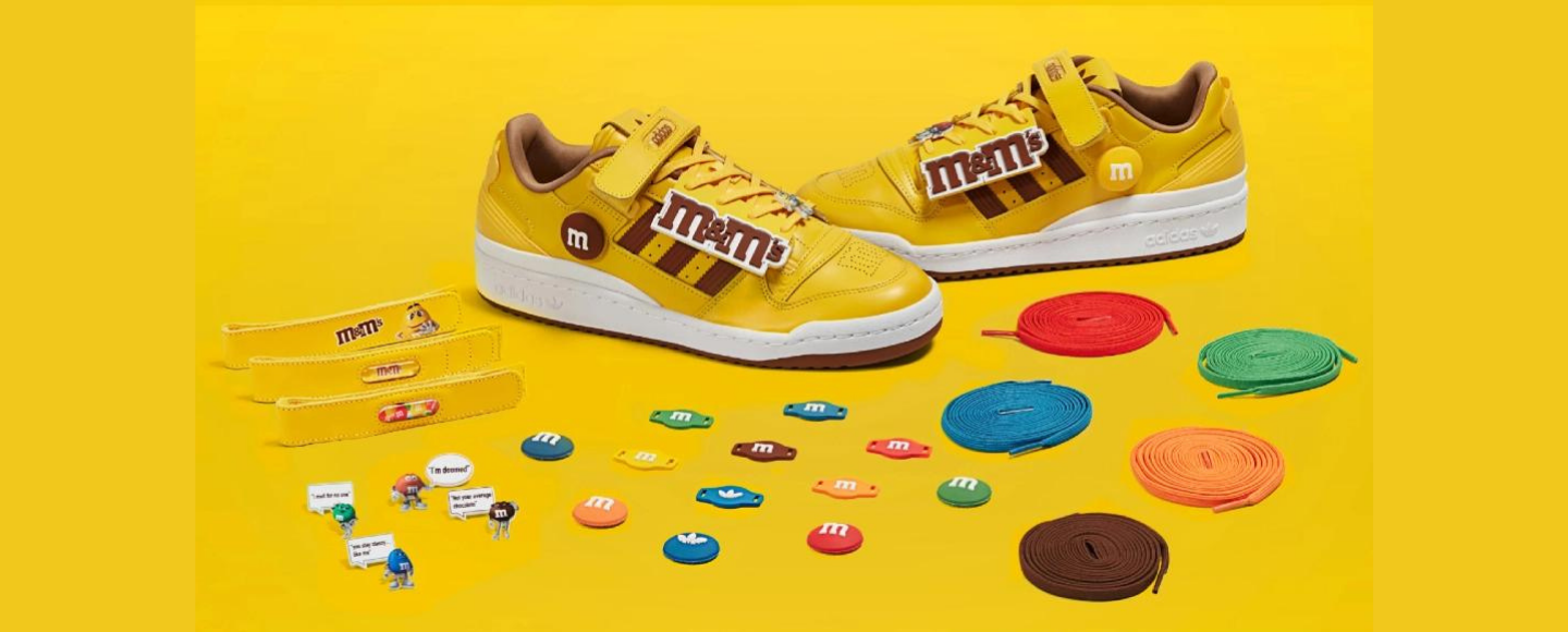 Adidas та M&M’s створили яскраву версію кросівок Forum Low 84