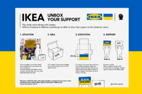 Українські креативники просять IKEA підтримати тих, хто підтримує Україну