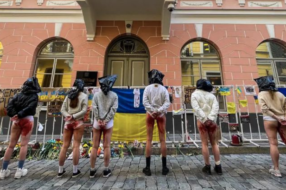 В Естонії проходять протести проти масових ґвалтувань українок окупантами