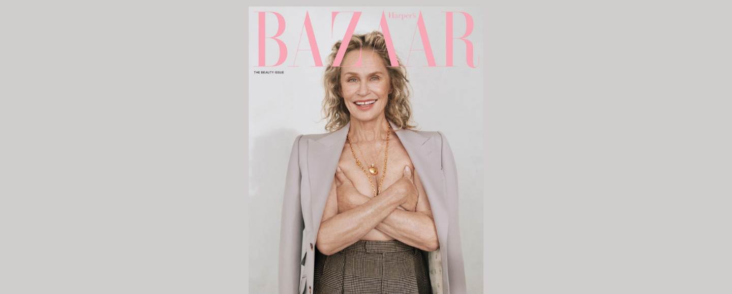 Лорен Хаттон знялась для квітневого номера Harper’s Bazaar