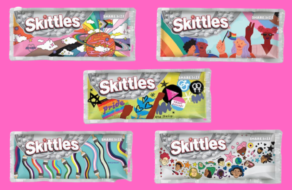 Skittles об&#8217;єднався з ЛГБТК+ художниками для створення барвистої упаковки