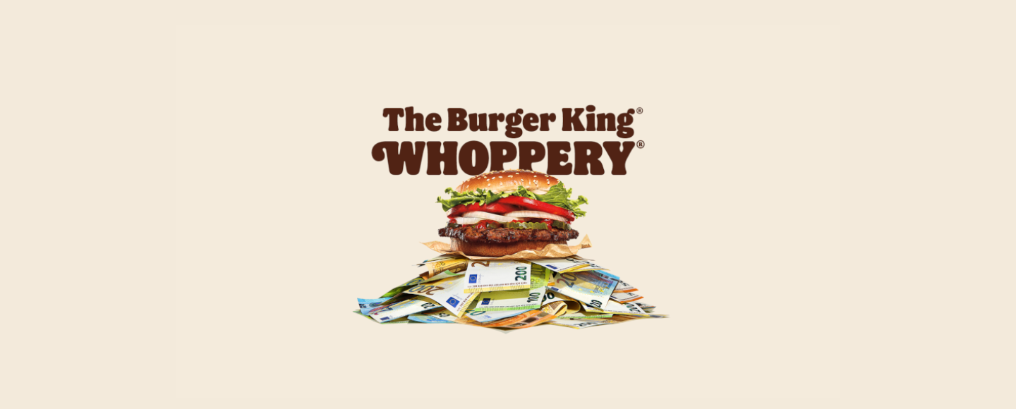 Burger King перетворив воппер на лотерейний квиток у мільйон євро