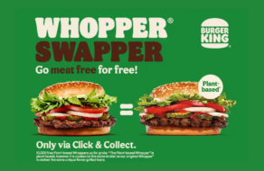 Burger King запропонував безкоштовно м&#8217;ясоїдам веганські бургери