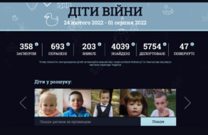 В Україні запустили платформу з пошуку депортованих та зниклих безвісти дітей