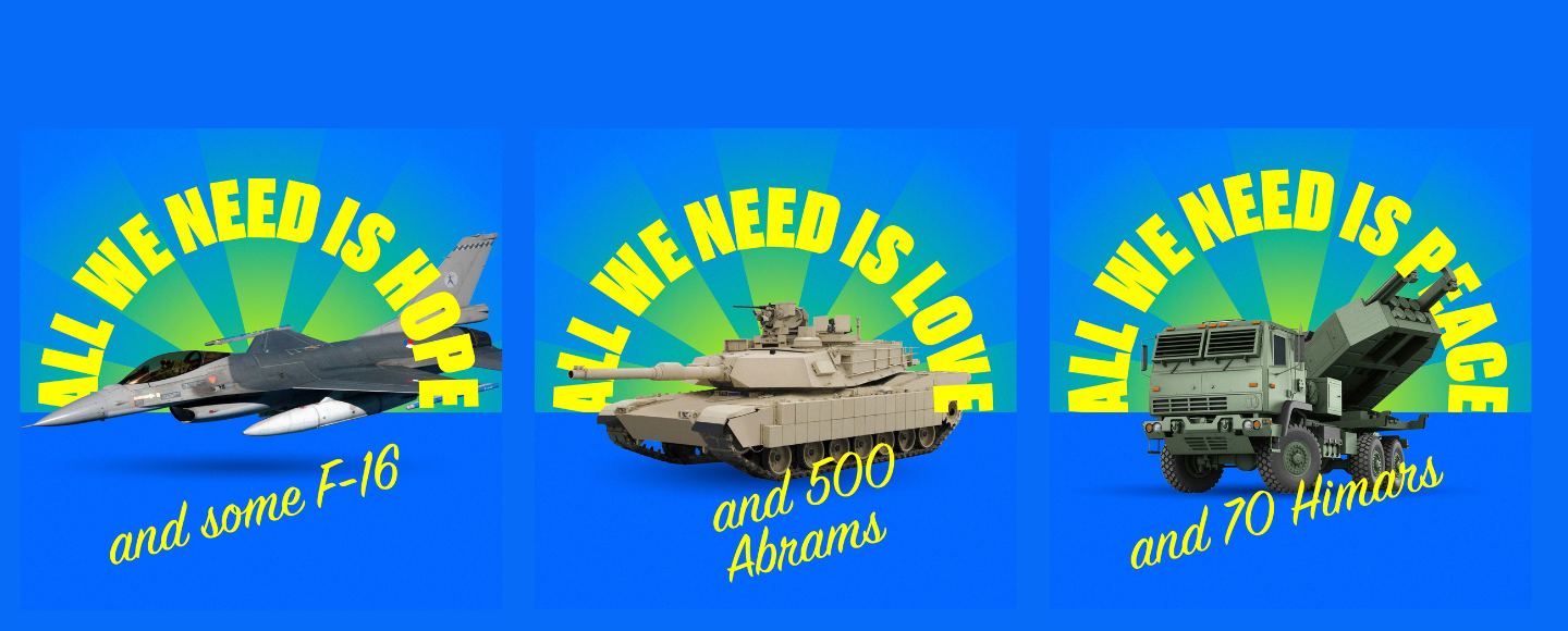 All we need is 70 Himars: креативники перефразували пісню The Beatles