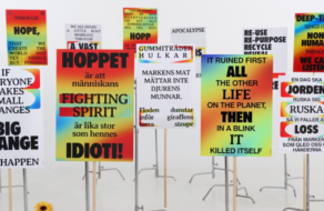 Відомі письменники створили постери для протестів проти зміни клімату
