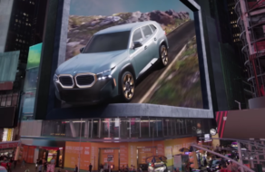 BMW перетворив білборд на Таймс-Сквер на 3D-дорогу