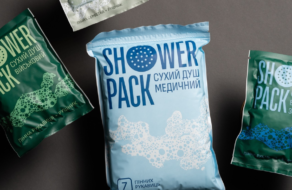 Бренд сухого душу Shower Pack отримав новий дизайн та лого