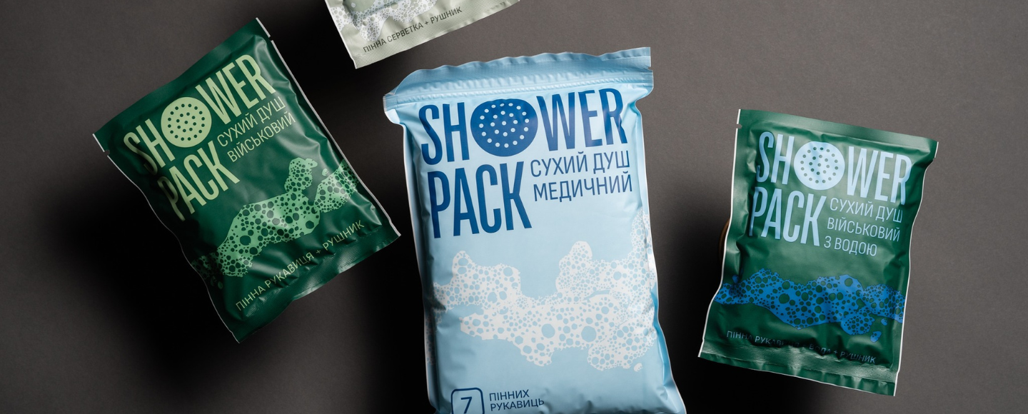 Бренд сухого душу Shower Pack отримав новий дизайн та лого