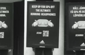 Adidas одягнув рекламу на бігунів