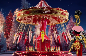 Christian Laboutin створив фантастичний різдвяний ярмарок у святковому ролику
