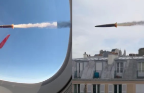 На вікнах у транспорті за кордоном з&#8217;явилися зображення російських ракет