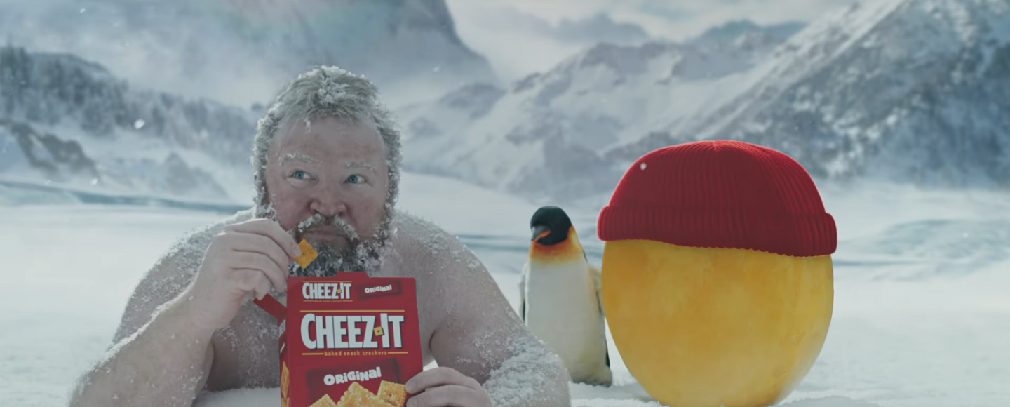 Людина-сани стала героєм комедійного ролика Cheez-It