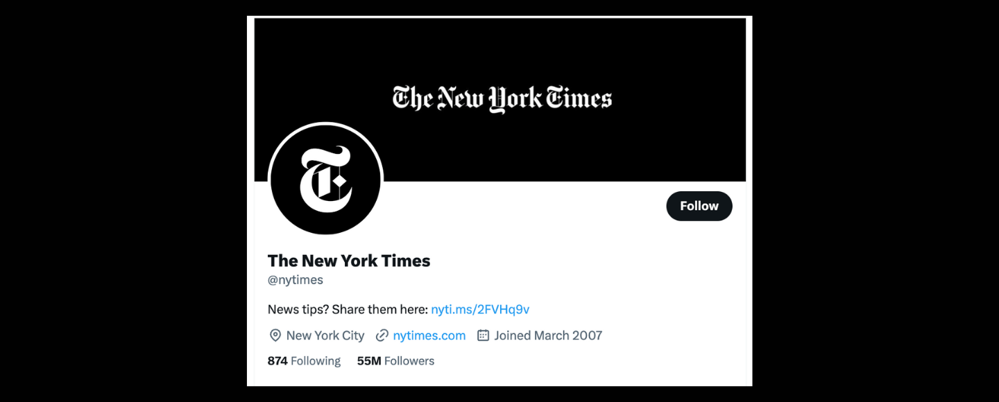 Илон Маск назвал ленту The New York Times на Twitter диареей