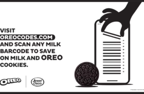 Oreo розмістив на пакуванні молока штрих-коди